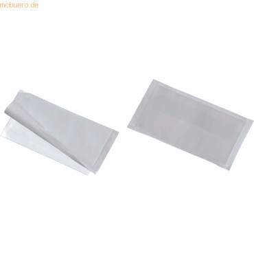 Durable Selbstklebetasche Pocketfix 90x57mm transparent VE=10 Stück