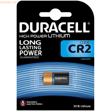 Duracell Fotobatterie Ultra Photo CR2