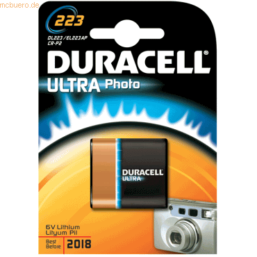 Duracell Fotobatterie Ultra Photo 223