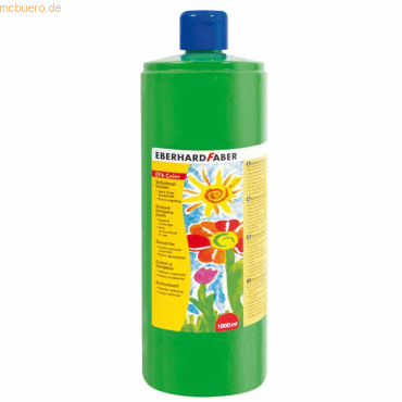 4087205750639 - Schulmalfarbe Efacolor Tempera 1000ml Flasche permanent