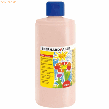 4087205751872 - Schulmalfarbe Efacolor Tempera 500ml fleischfarbe hell