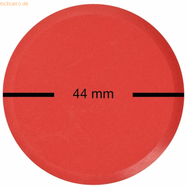 4087205770187 - 5 x Farbtablette 44mm geraniumrot hell