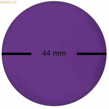 4087205770378 - 5 x Farbtablette 44mm violett