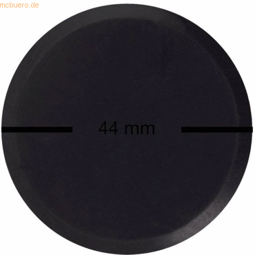 4087205770996 - 5 x Farbtablette 44mm schwarz