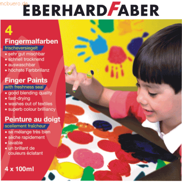 4087205788045 - Fingermalfarbe 4er Set 578804 4 4087205788045 Faber-Cast