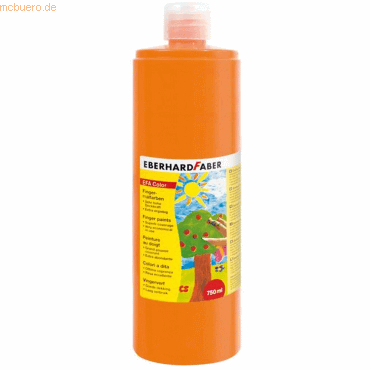 4087205789158 - Fingerfarbe Flasche 750ml kadiumorange