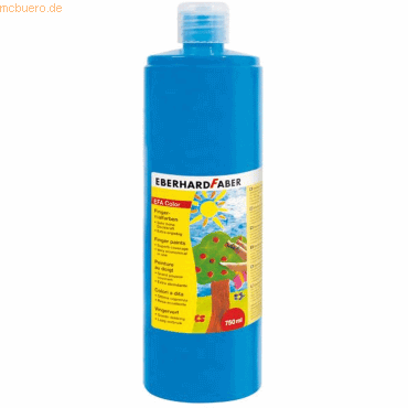 4087205789516 - Fingerfarbe Flasche 750ml phthaoblau