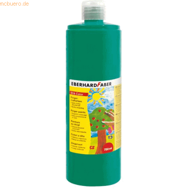 4087205789585 - Fingerfarbe Flasche 750ml kobaltgrün tief