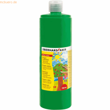 4087205789639 - Fingerfarbe Flasche 750ml permanentgrün