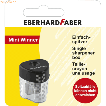 6933256634306 - 6 x Dosenspitzer Mini Winner dreieckig 8mm grau