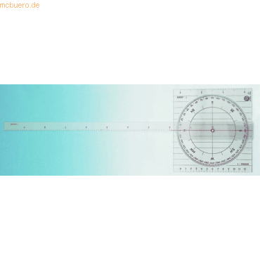 4011123043702 - Vollkreiswinkelmesser 360 Grad Kunststoff transparent