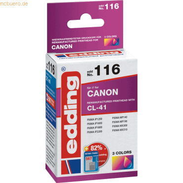 4043023601164 - Druckerpatrone 18-116 kompatibel zu Canon CL-41 color (cyan   m