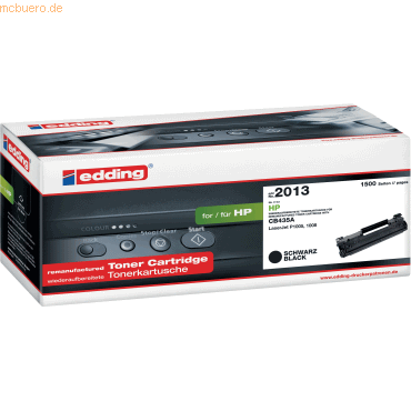 Edding Toner kompatibel mit HP CB435A black