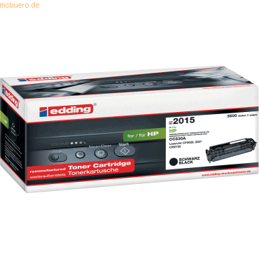 Edding Toner kompatibel mit HP CC 530A black