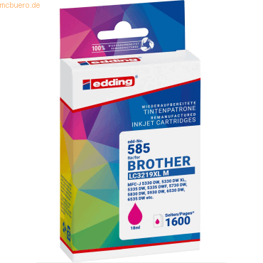 4057305063717 - Druckerpatrone ersetzt Brother LC3219XLM magenta 4057305063717 - Druckerpatrone ersetzt Brother LC3219XLM magenta