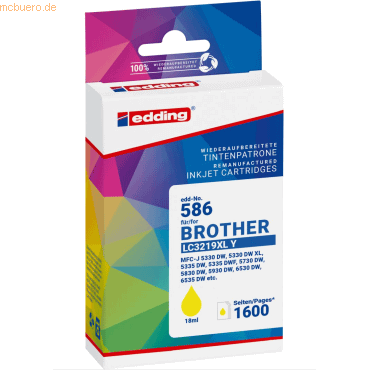 4057305063724 - Druckerpatrone ersetzt Brother LC3219XLY yellow 4057305063724 - Druckerpatrone ersetzt Brother LC3219XLY yellow