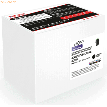 Edding Tonerkartusche Lexmark 80C2SK0 black