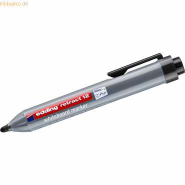 10 x Edding Whiteboardmarker edding retract 12 nachfüllbar 1,5-3mm sch