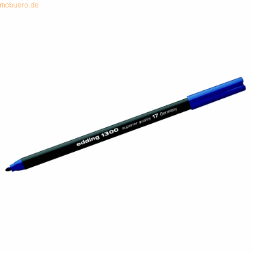 4004764289066 - 5 x Fasermaler edding 1300 color pen stahlblau