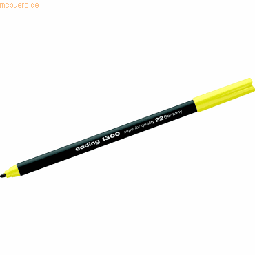 4004764289110 - 5 x Fasermaler edding 1300 color pen zitronengelb