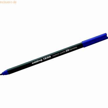 4004764289189 - 5 x Fasermaler edding 1300 color pen preußischblau