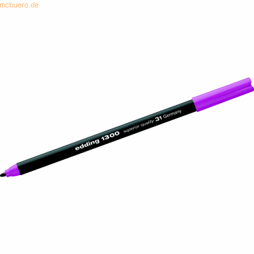 4004764289202 - 5 x Fasermaler edding 1300 color pen blassviolett