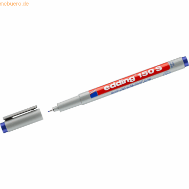 4004764003303 - Folienstift 150 s 150 s 03mm blau nicht dokumentenecht - Edding