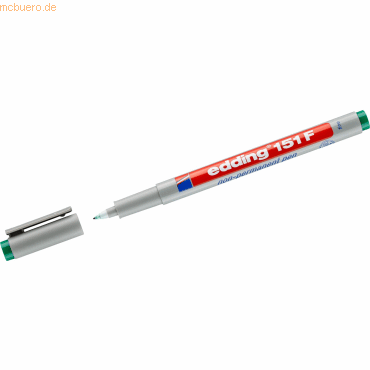 4004764007479 - Folienstift 151 F grün 06 mm non-permanent 4004764007479 Edding