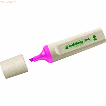 Edding Textmarker Highlighter edding 24 EcoLine nachfüllbar rosa
