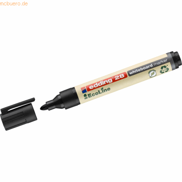 Edding Whiteboardmarker edding 28 EcoLine nachfüllbar 1,5-3mm schwarz