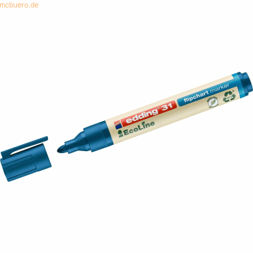 Edding Flipchartmarker edding 31 EcoLine nachfüllbar 1,5-3mm blau