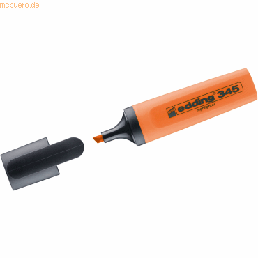 4004764841554 - Textmarker Highlighter 345-006 orange 2-5mm Keilspitze 4004764841554 Edding