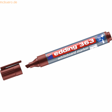 4004764924769 - 10 x edding Whiteboardmarker edding 363 nachfüllbar 1-5mm braun