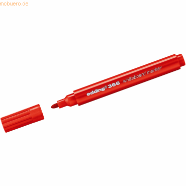 4004764932146 - 10 x Whiteboardmarker mini edding 366 rot