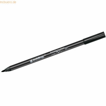 4004764927845 - 10 x edding Porzellan-Pinselstift edding 4200 1-4mm schwarz