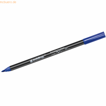 4004764927869 - 4200 Porzellan-Pinselstift  - blau 1 - 4 mm 4004764927869 Edding