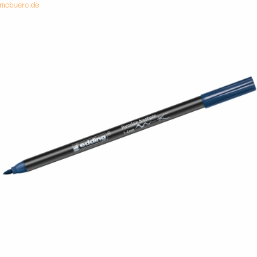 4004764988549 - 10 x edding Porzellan-Pinselstift edding 4200 1-4mm stahlblau