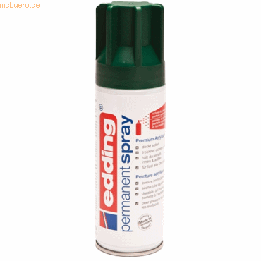 Edding Acryl-Farblack Permanentspray moosgrün seidenmatt RAL6005