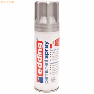 Edding Acryl-Farblack Permanentspray silber seidenmatt