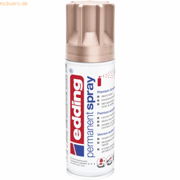 edding Acryl-Farblack Permanentspray rosegold 200ml