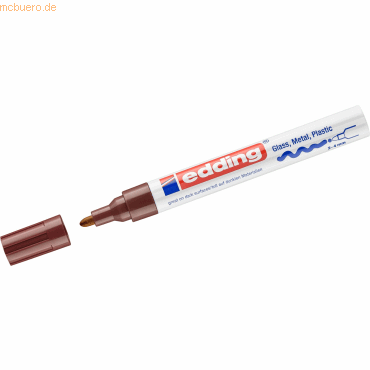 4004764018567 - Lackmarker 750 2-4mm braun 750 2-4mm braun Schreibfarbe braun - Edding 4004764018567 - Lackmarker 750 2-4mm braun 750 2-4mm braun Schreibfarbe braun - Edding