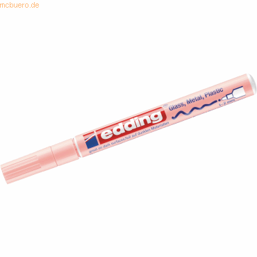 10 x Edding Glanzlack-Marker edding 751 1-2mm pastellrosa