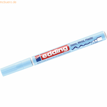 10 x Edding Glanzlack-Marker edding 751 1-2mm pastellblau