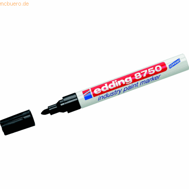 Edding Glanzlack-Marker edding 8750 industry paint marker schwarz