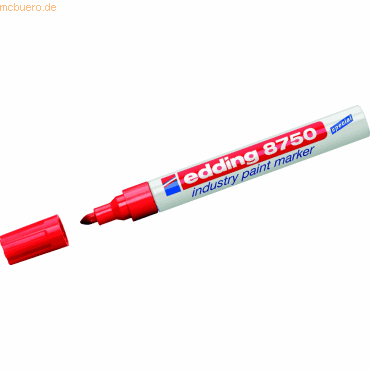 Edding Glanzlack-Marker edding 8750 industry paint marker rot