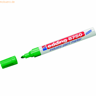 10 x Edding Glanzlack-Marker edding 8750 industry paint marker grün