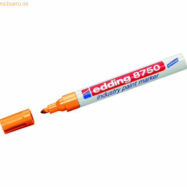 10 x Edding Glanzlack-Marker edding 8750 industry paint marker orange