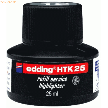 4004764847402 - Nachfülltinte edding HTK 25 für edding Highlighter 25ml grau