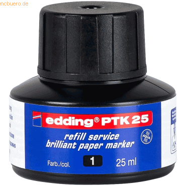 4004764780488 - Nachfülltinte edding PTK 25 für edding brilliant paper 25 ml sc