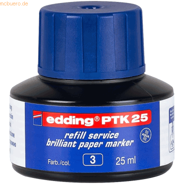 4004764780549 - Nachfülltinte edding PTK 25 für edding brilliant paper 25 ml bl